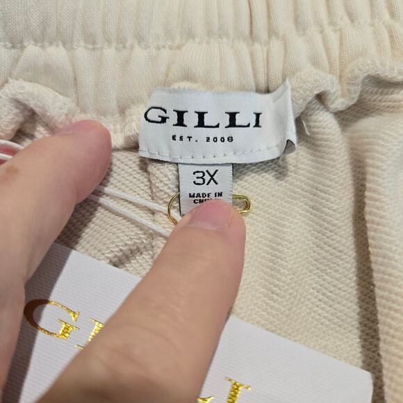 NWT Gilli High-rise Wide-leg Joggers Track Pants Side Stripe Athleisure Sz 3X - Picture 8 of 12